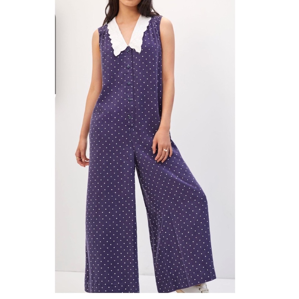 Anthropologie Wide leg jumpsuit